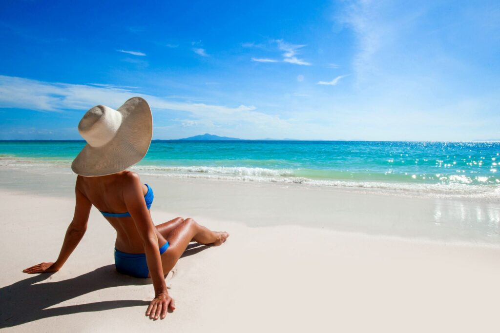 maillot de bain bleu